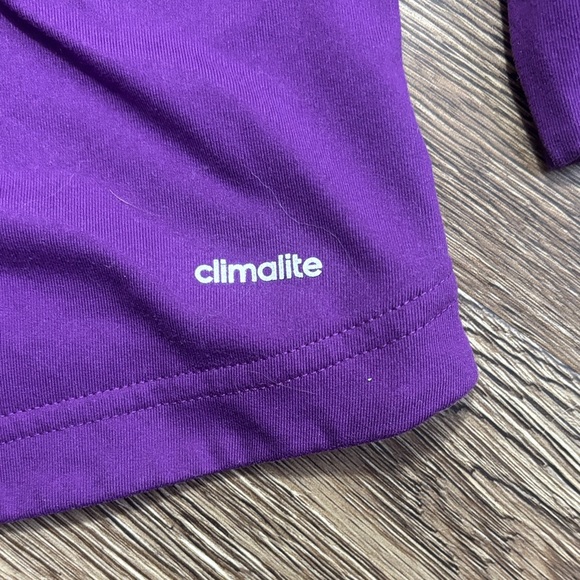 Adidas Climalite Purple Quarterzip - Picture 5 of 6